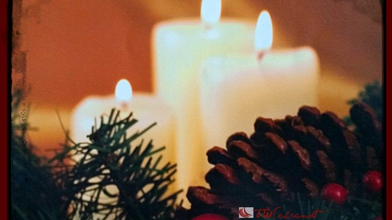 advent candles for Christmas season