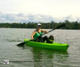Me with Aero and new kayak
