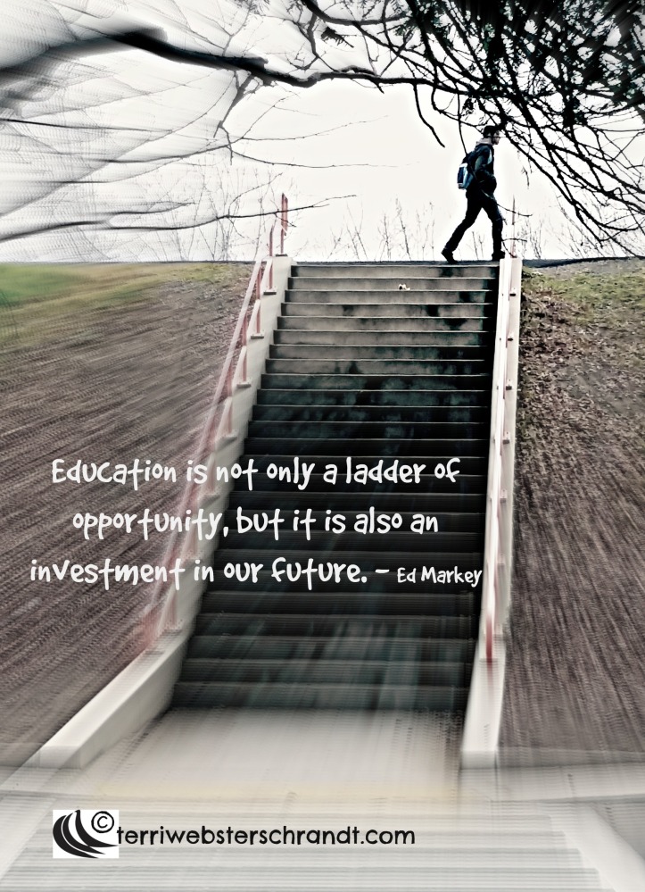 Steps to Education lead to the future.