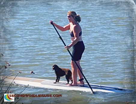 Stand Up Paddling with the pooch
